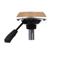 CWJ Household Small Table Mobile Laptop Desk Cart Projector Stand Height Adjustable Laptop Stand Hospital Bed Desk Simple Creative Bed Multifunction Table,White Oak