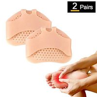 MQSS Metatarsal Pads for Women Men Ball of Foot Cushions,Soft Gel Foot Pads Ball of Feet for Shoes,Mortons Neuroma Sesamoiditis Metatarsul Incapsulitus CallusFleshcolor-2 Pairs