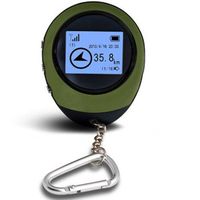 Mini GPS Receiver Navigation, Outdoor Handheld Location Finder USB Rechargeable Pocket GPS Locator/Tracker Kay Chain for Outdoor Sport Hiking Travel Geoaching Wild Exploration