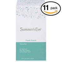 (Pack of 11 Bottles) Summer's Eve Fresh Scent Douche Vinegar & Water, Feminine Wash, 4.5oz Bottles. PH Balanced, Naturally Inspired, Gynecologist Tested (Pack of 11 Bottles, 4.5oz Each Bottle)