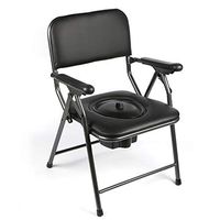 ZBYXZIGJ Folding Commode Chair Mobile Shower Chair for Easy Transfer and Elderly Or Disabled Space Saving for Home Use