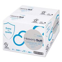 HEAVENLY SOFT TOILET TISSUE, 2-PLY, 3.5" X 146 FT, 500 SHEETS/ROLL, 96 RL/CARTON