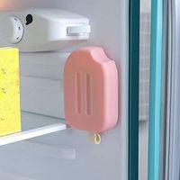 Efaster Charcoal Deodorant Box with Suction Cup, Household Kitchen Fridge Activated Carbon Deodorant Box Air Purifier,Odor-Absorbing and Wetness Fighting,Natural, Organic,Non-Toxic (Pink X2)