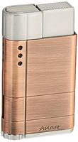 Xikar Cirro High Altitude Lighter with Turbo Flame, Works at Up to 12,000 Feet Above Sea Level, Bronze