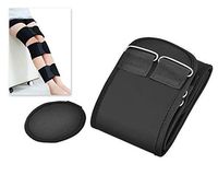 Ace Select 3 Pieces Adjustable Leg Correction Band for O Type Leg and X Type Leg - Black - X-Large