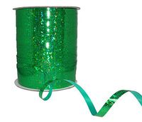 Holographic Curling Ribbon - 25yd, 3/16" - Emerald