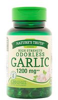 Nature's Truth Garlic 1200 mg Odorless Supplements, 120 Count