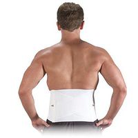 Bilt-Rite Mastex Health 9 Inch Criss-Cross Support, White