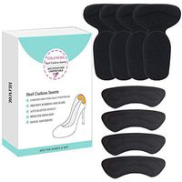 Heel Cushion Inserts -Heel Grips & Shoe Inserts for Men's and Women's Loose Shoes, Prevent Heel Slipping, Rubbing, Non-Slip Comfortable Back of Heel Liners, 4 Pairs