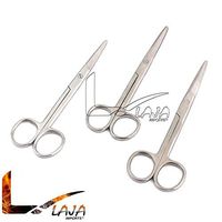 LAJA IMPORTS 3 PCS Stainless Steel Mayo Dissecting Scissors 6.75" Curved Economy Grade