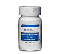 RELIABLE 1 LABORATORIES Diphenhydramine HCI 25mg Antihistamine, OTC Anti Allergy Medicine (100 capsules, 1 Bottle)