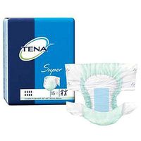 Tena Super Adult Diapers, Size X-Large, Full case of 60 Briefs (208-8144)