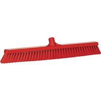 Vikan 31994 Fine Sweep Floor Broom Head, Polypropylene Block, 23-1/2" Polyester Bristle, Red