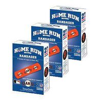 Set of 3 Boxes (60 Total Bandages) Home Run Brands San Francisco Giants Bandages