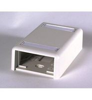 OR-404S21X1U - Ortronics Plastic Surface Mount Box for 2 Series II Modules