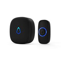 Wireless Doorbell, M520+F55 Waterproof Doorbell Operating at 1,000 Foot Range 5 Volume Levels 3 Year Battery Life Pleasant Chimes No Transformer Needed. Stylish, Easy Install For Home, Office, School