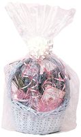 Amscan Cello Basket Bag ,, 12 Ct., Clear