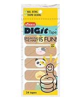 Digit Tape - Thumb Sucking & Nail Biting Bandages Tape (48 Units) / Break The Habit/Kid-Safe Deterrent/Hypoallergenic & Latex Free/Easy & Fun/Stretch Finger Puppet Bandages Tape (Farm)