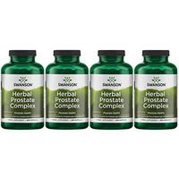 Swanson Herbal Prostate Complex Urinary Tract Support Men's Health Supplement 200 Capsules (Caps) (4 Pack)