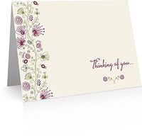 Thinking of You Cards (12 note cards and envelopes) use as Get Well Cards, Friendship Cards, Condolence Cards or love notes