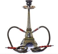 Arab Creative Eiffel Tower Pipe Shisha Hookah Healthy Smoking Pipe Tobacco Cigarette Smoke Water Pipe Filter