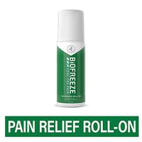 Biofreeze Pain Relief Roll On 3 oz Colorless Roll On Fast Acting Long Lasting Powerful Topical Pain Reliever Packaging May Vary