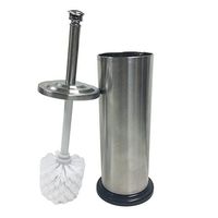 Linen Store Stainless Steel Toilet Brush & Holder, TB025962