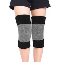 Men Women Wool Knee Brace Support Pads Thicken Winter Warm Thermal Knee Warmers Sleeve Leg Warmers Protector Knee Brace Warm Sleeve for Arthritis Dance Yoga Running Fitness