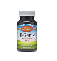 Carlson Labs E-gems 400iu Soft Gels, 60 Count