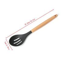 Dabixx Heat Resitant Non-Stick Silicone Spoon Shovel Kitchen Utensils Cooking Bake Tool-01
