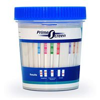 PrimeScreen - 14 Panel Urine Test Cup(THC,OPI,MDMA,AMP,BAR,BUP,BZO,COC,mAMP,MDMA,MTD,OXY,PCP,PPX,TCA) with 3 Adulterations and Temperature Strips #TDOA-1144A3 [10 Pack]