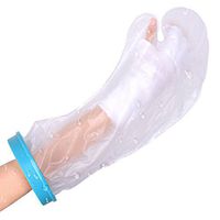 Waterproof Arm Cast Protector for Shower, Adult Short Arm Cast Cover with Waterproof Seal Protection, Easy Self-wear, Reusable Arm Cast Cover, Keep Casts & Bandage Dry for Shower Bath Swimming