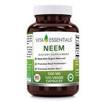 Vita Essentials Neem 500 Mg Veggie Capsules, 120 Count