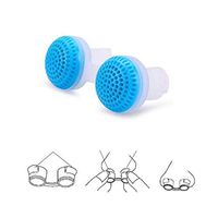2Pcs high Quality Mini Silicone Anti-snoring Device to Prevent snoring, to Prevent snoring and Sleep (Color : Blue)