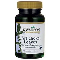 Swanson Artichoke Leaves (Cynara Scolymus) 500 Milligrams 60 Capsules