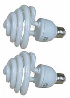 Lot of 2 Photo Studio 30w Fluorescent Daylight 5500K E27 Energy Saving bulbs (110V)