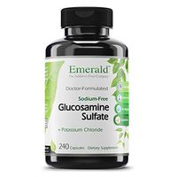 Emerald Labs Glucosamine Sulfate with Potassium - Joint Support - Supports Alleviation of Pain, Stiffness, Supports Joint Friction, Supports Cartilage - 240 Capsules