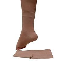 Baiyu 1 Pair Medical Grade Elasticated Ankle Support Brace Compression Breathable Ankle Sleeve Shield Plantar Fasciitis Ankle Socks Foot Sleeves Achilles Tendon Pain Support XL-Skin color