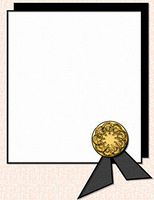 NEW School Award Letterhead Stationery Paper 26 Sheets