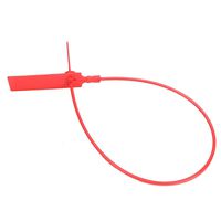 TOPINCN Colourful Cable Ties Identification Mark Signs for Clothes Bag Shoes Disposable Label Cable Wire Ties Zip Ties 100 Pcs(Red)