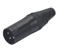 Seetronic SC3MXX-B XLR Male Connector, Black