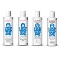 4 Pack Lice Ice Extra Strength (8 FL OZ), Head Lice Treatment for Kids and Adults, Safe & Non-Toxic Formulation | Family Size – Made in USA