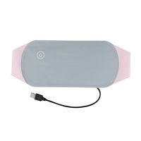 Electric Heating Pad Therapy Portable Heat Patches Menstrual Cramp Reliever Period Pain Therapy Warming Belt Wrap for Abdominal Stomach Cramps