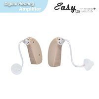 EASYUSLIFE Ear Amplifiers Set of 2 Hearing amplifiers Devices with Digital Noise Cancellation – Discreet & Lightweight Ear Amplifying Machine with Volume & Frequency Control System