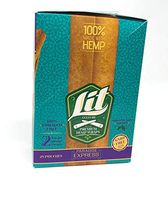 Lit Culture 100% Organic Non-GMO Hemp Wraps (Box)-25 Pack- Paradise Express