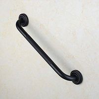 Liweibao-Home Grab Bar Textured Toilet Handle Safety Bar, Bathroom Handle Shower Shower Grab Bar Safety Support Armrest Safety Solid Brass,Matte Black, Brass Bathroom Safety Accessories