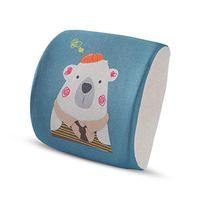 SPLY DTEM Memory Foam Waist Cushion - Premium Lumbar Support Pillow Lower Back Pain Relief, Protect and Soothe Your Back - Improve Your Posture - Soft and Sturdy Balanced Chair Pillows.