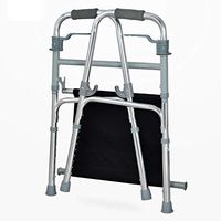 Seat & Roller Bar Covers Walker Adjustable Exercise Children's Walker Folding Easy to Carry Elderly Cane Good Helper Disabled Walking Frame Develop Children's Intelligence