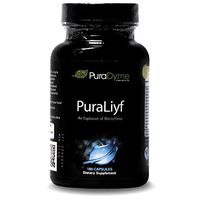 PuraDyme PuraLiyf Digestive Enzymes with Probiotics | Probiotic Supplement Enhanced with Proteolytic Enzymes for Digestion by Lou Corona | 180 Capsules