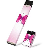 Skinit Decal Wrap for Juul E-Cigarette - Originally Designed Pink Butterfly Design